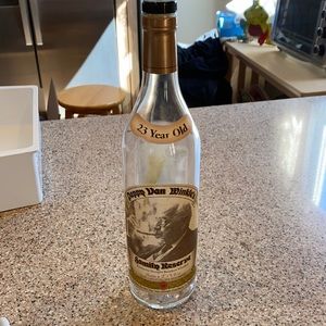 Pappy van winkle’s empty bottle 23 year old